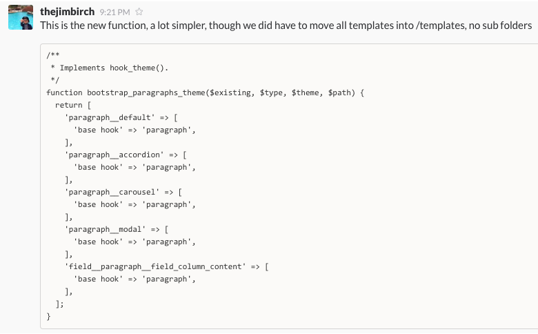 Override a twig template from a module using another module