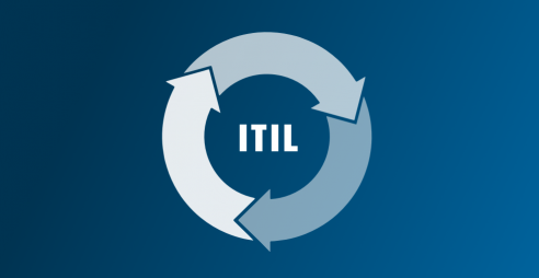 ITIL letters surrounded by a circle of arrows