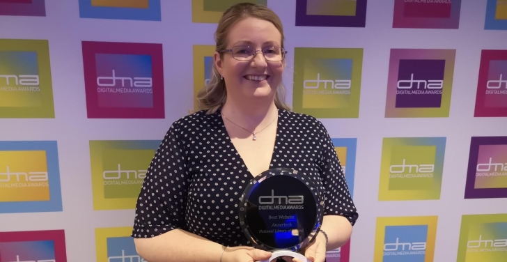 Stella Power receives Annertech's Digital Media Award for Best Website.