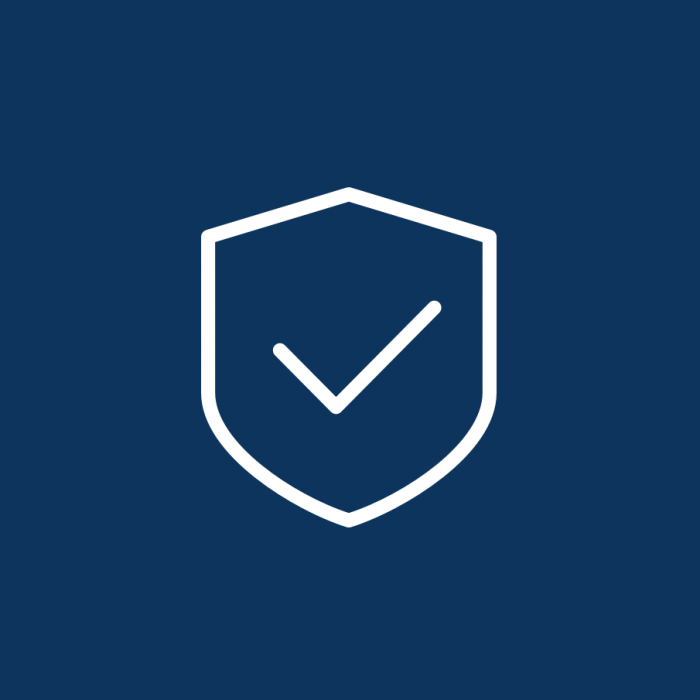 Shield with tick | Security audits | Annertech services