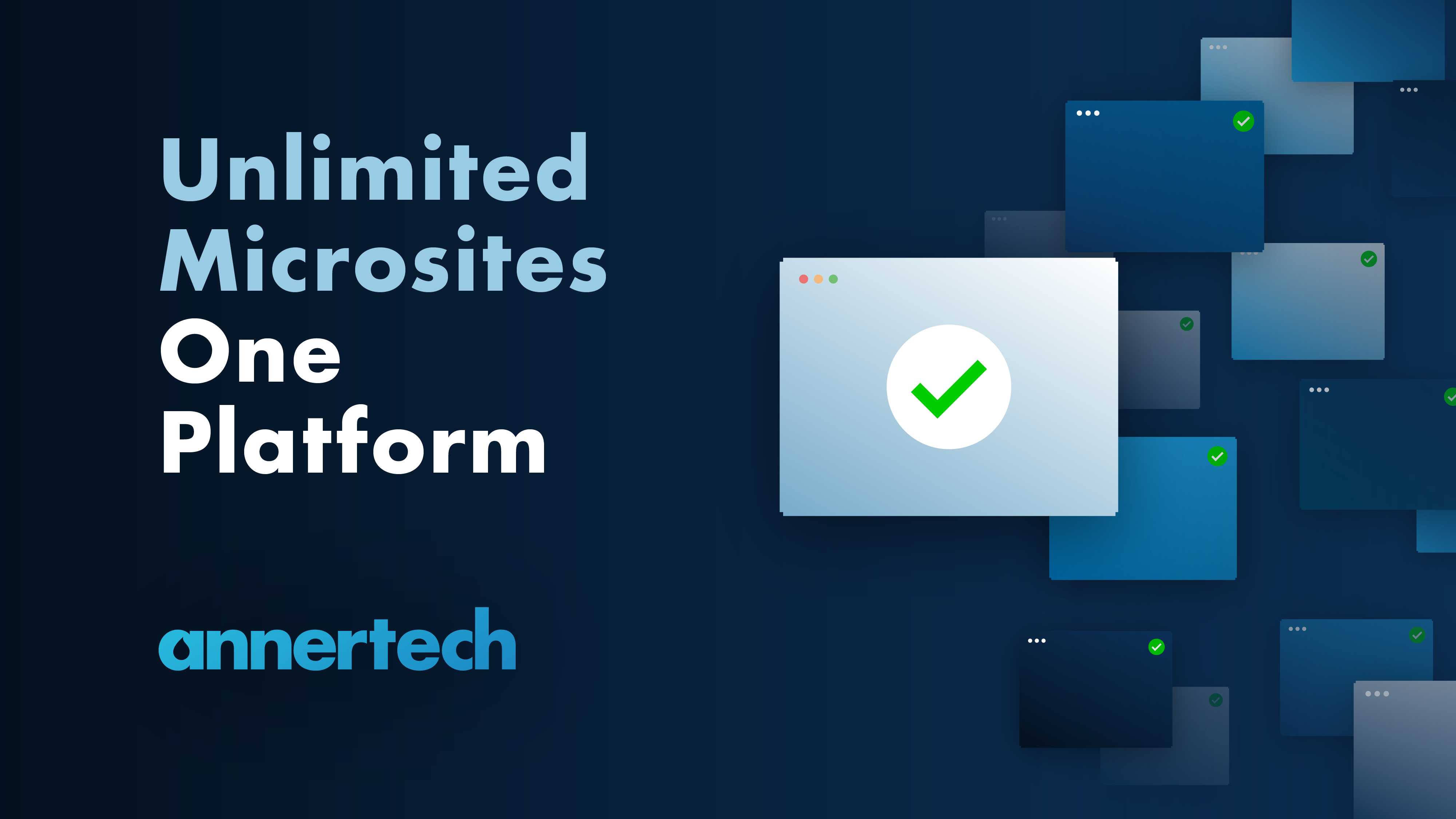 Unlimited microsites one platform
