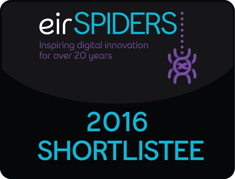 eir Spiders 2016 Shortlistee badge