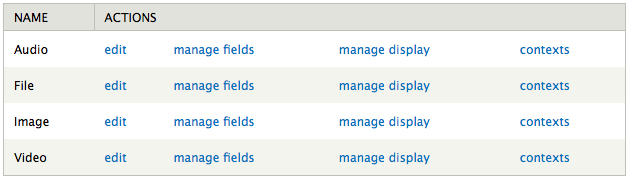 Scald drupal media management configuration page