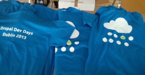 Drupal Developer Days Dublin tshirts