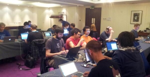 Drupal Developer Days Dublin sprints at the Fitzwilliam