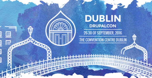 DrupalCon Dublin logo and branding