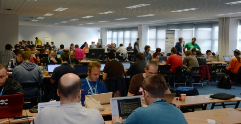 Drupal Developer Days Dublin sprint room