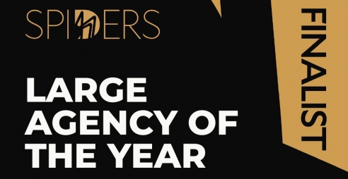 Large Agency of the Year Finalist at Spiders 2021