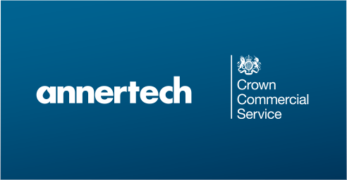 Annertech logo appears next to the Crown Commercial Services logo