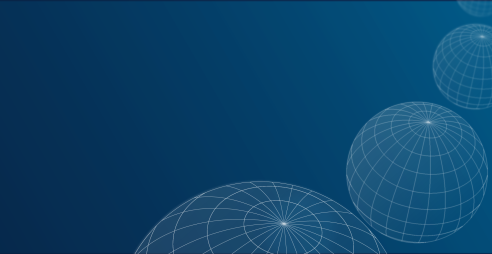 Navy background with outline planets