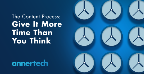 The content process: Give it more time than you think you need