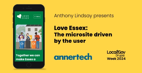 Anthony Lindsay presents Love Essex: The microsite driven by the user