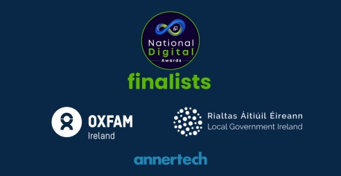 Annertech’s National Digital Awards Finalists for 2025 are Oxfam Ireland and Local Government Ireland