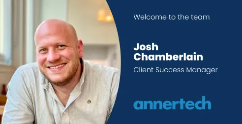 Welcome to the team Josh Chamberlain, client success manager
