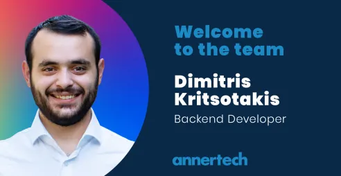 Welcome to the team, Backend developer Dimitris Kritsotakis