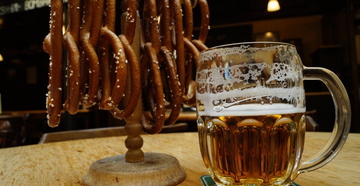 Pretzels and beer