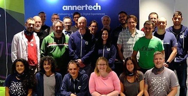 The Annertech team at DrupalCon Prague