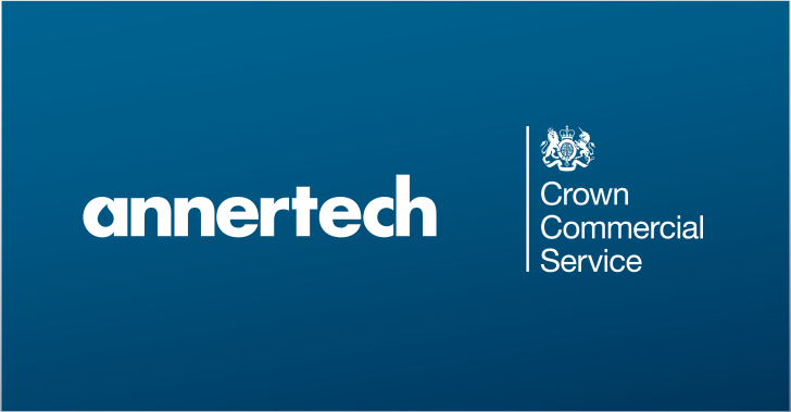 Annertech logo appears next to the Crown Commercial Services logo