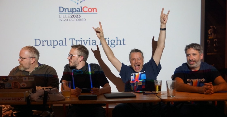 DrupalCon Lille's Trivia Night judges