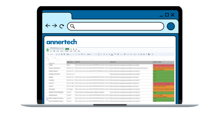 A spreadsheet is a great tool to use for content audits.