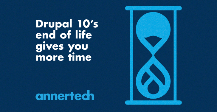 Drupal 10’s end of life give you more time