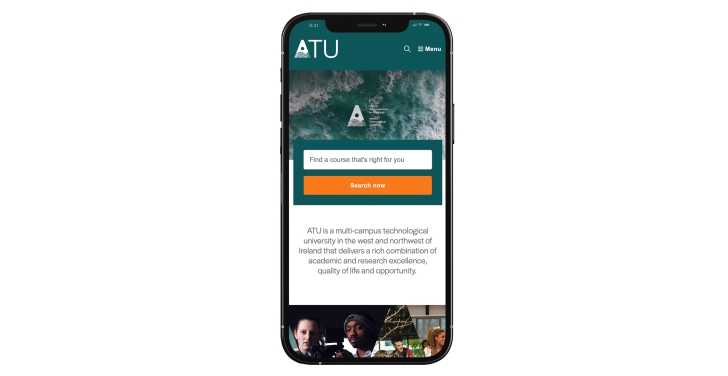 The very simple course search on the ATU website allows the user to enter keywords only.