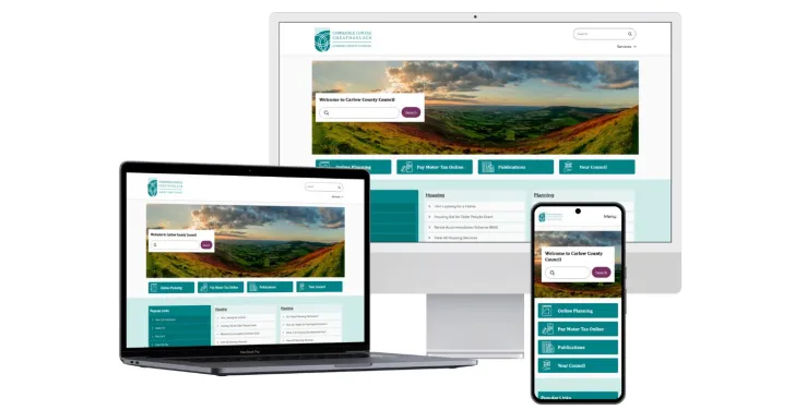 Carlow County Council's responsive website