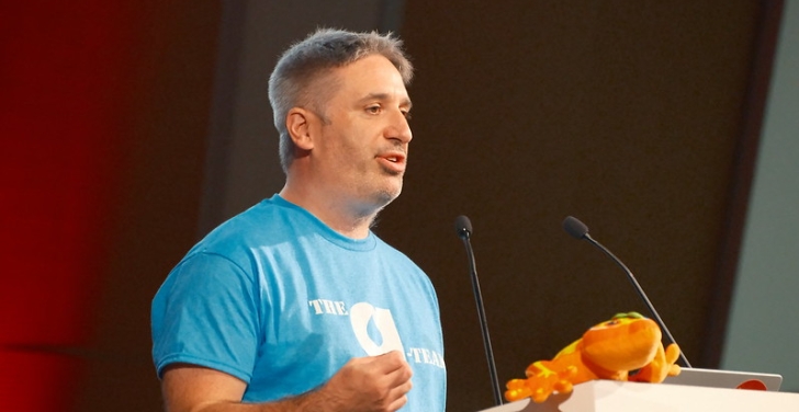 Tony Barker gives his Initiative leads keynote. Picture by Jakub Piasecki