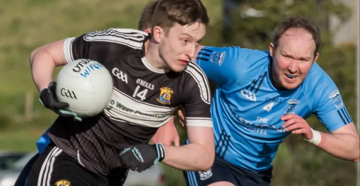 Martin playing Gaelic football