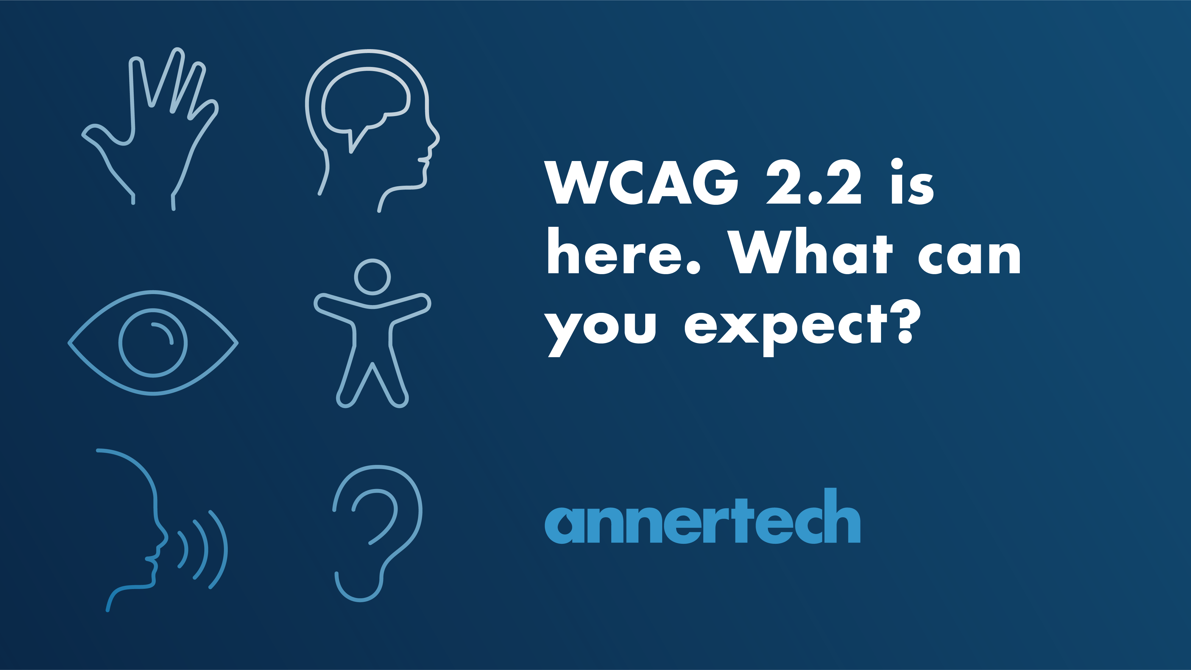 WCAG 2.2 is here. What can you expect?