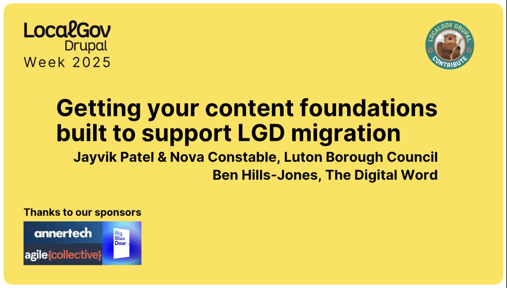 Getting your content foundations built to support LocalGov Drupal migration