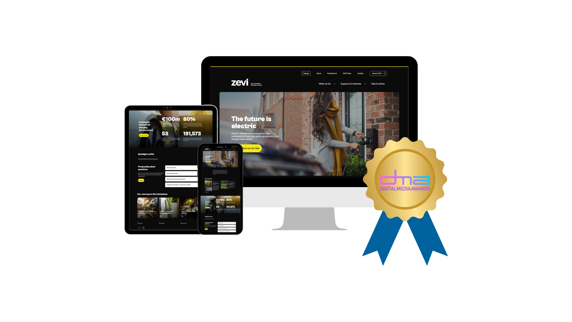 ZEVI was a Digital Media Award finalist