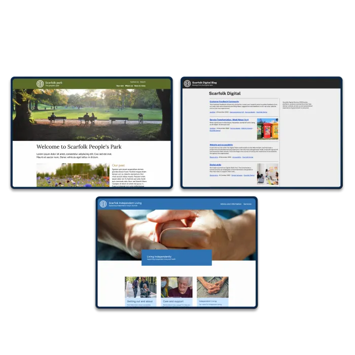 Examples of microsites