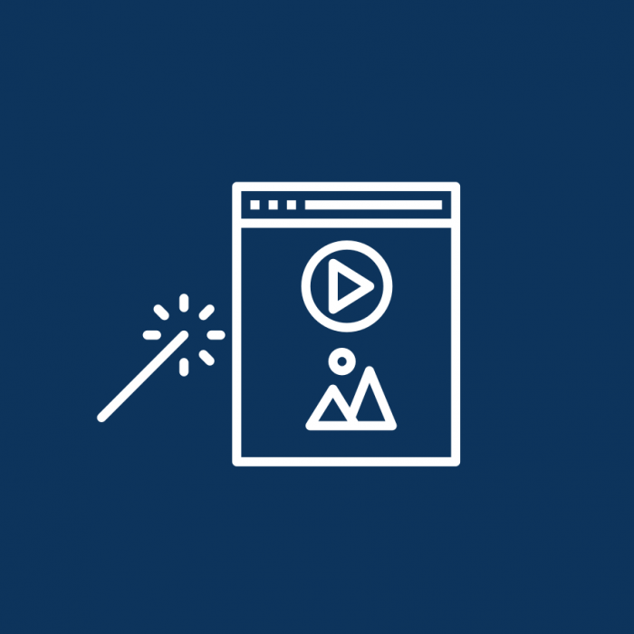 on screen with magic wand | Enhancements support | Annertech services image 