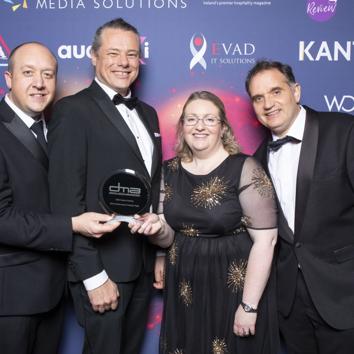 Irish Cancer Society win Digital Media Award