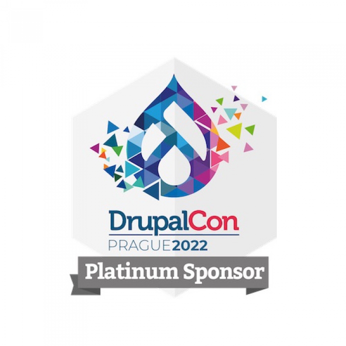 DrupalCon Prague 2022 Platinum Sponsor badge