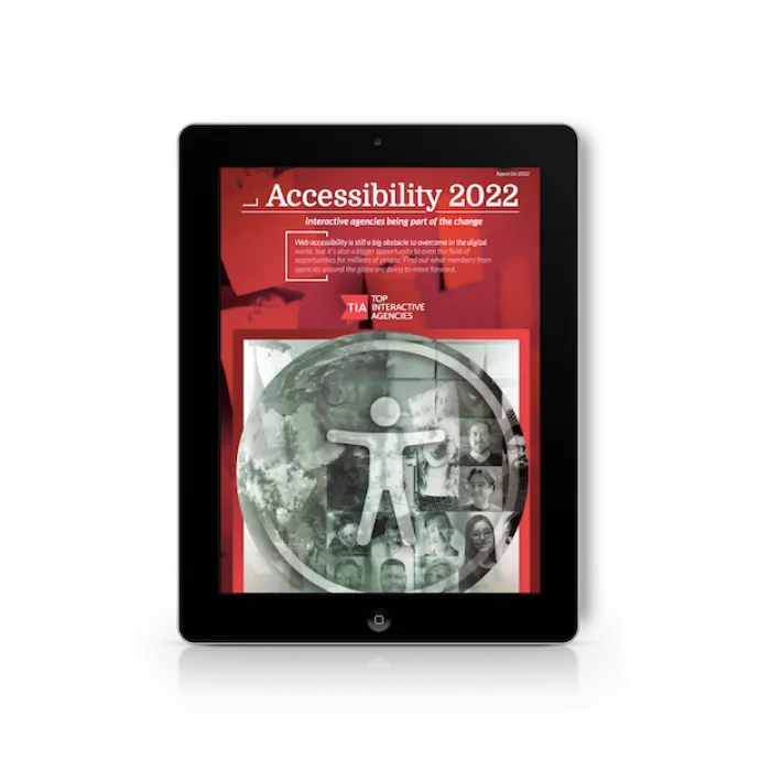 Accessibility 2022 report cover - Interactive agencies being part of the change