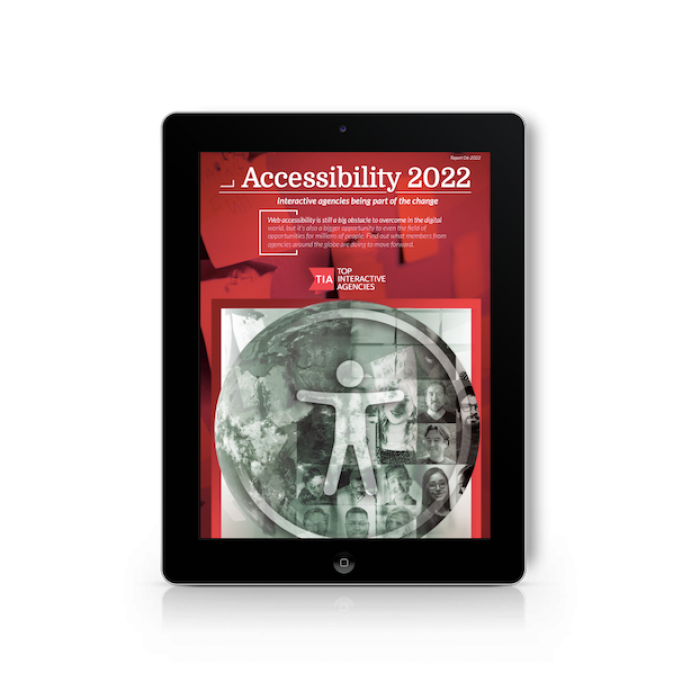 Accessibility 2022 report cover - Interactive agencies being part of the change