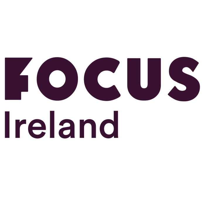 The logo of Focus Ireland 