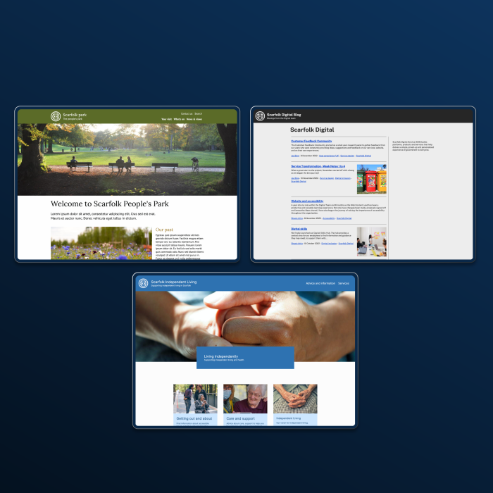 Multiple microsites, One platform