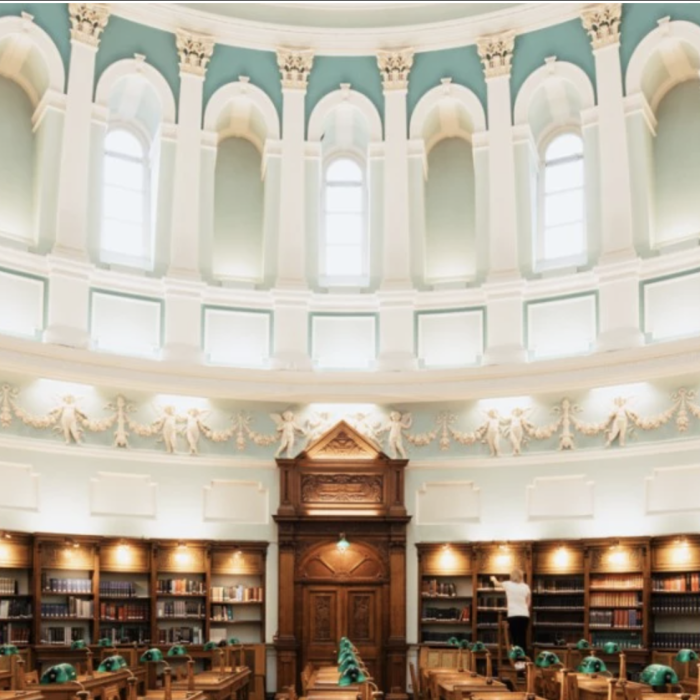The National Library of Ireland ‘s iconic reading room