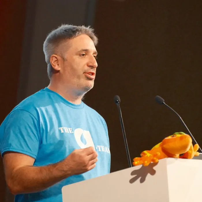 Tony Barker gives his Initiative leads keynote. Picture by Jakub Piasecki