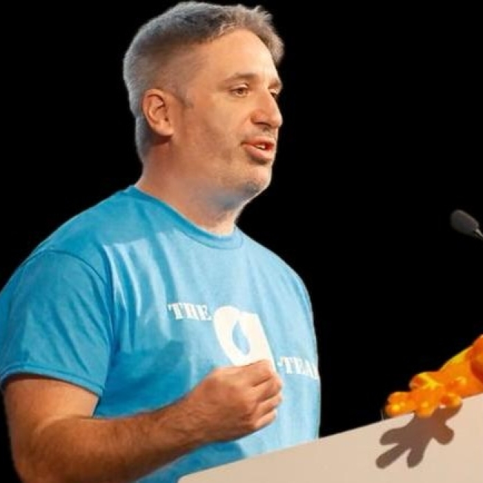 Tony Barker addressed DrupalCon Barcelona 2024 during the Initiative Leads Keynote