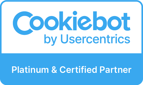 Cookiebot by Usercentrics - Platinum & Certified Partner badge