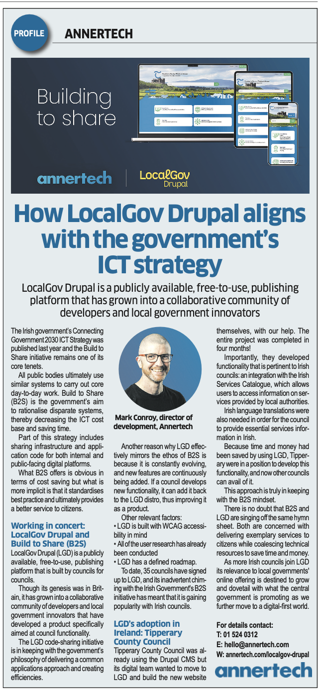 How LocalGov Drupal aligns with the government's ICT strategy