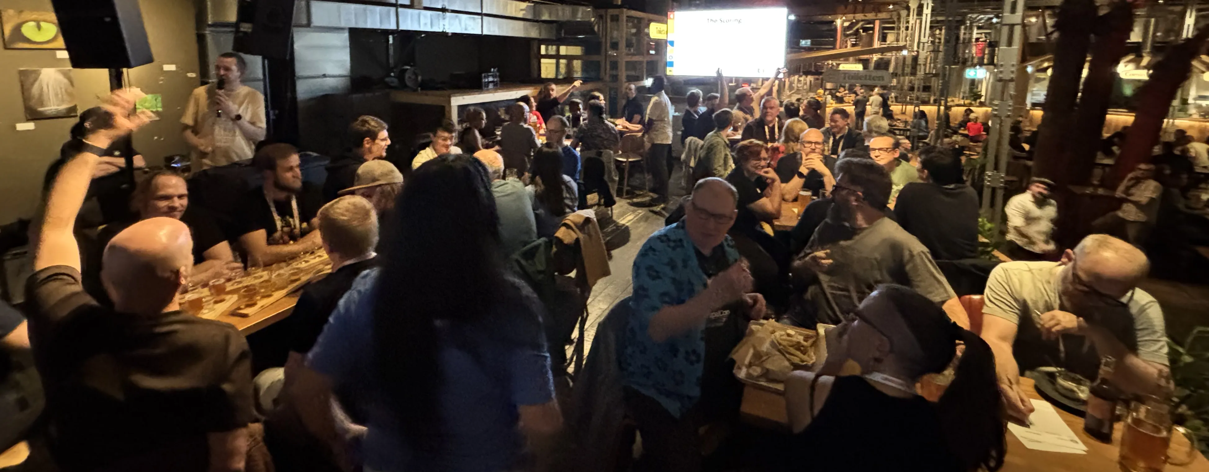 A packed venue for Trivia Night